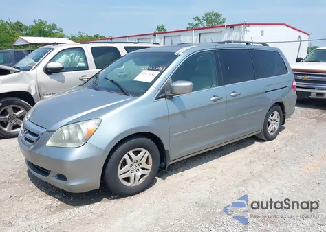 2005 Honda Odyssey Ex-L z USA, uszkodzony, nr VIN 5FNRL387X5B065190